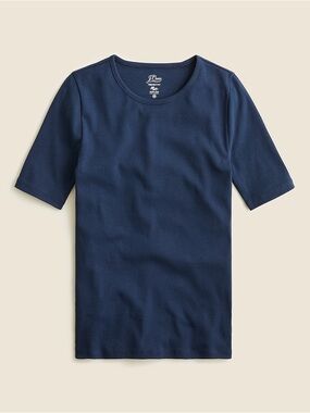 J crew Slim perfect fit T shirt cotton navy XXS